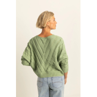 Expresso Trui Ajour Pistache